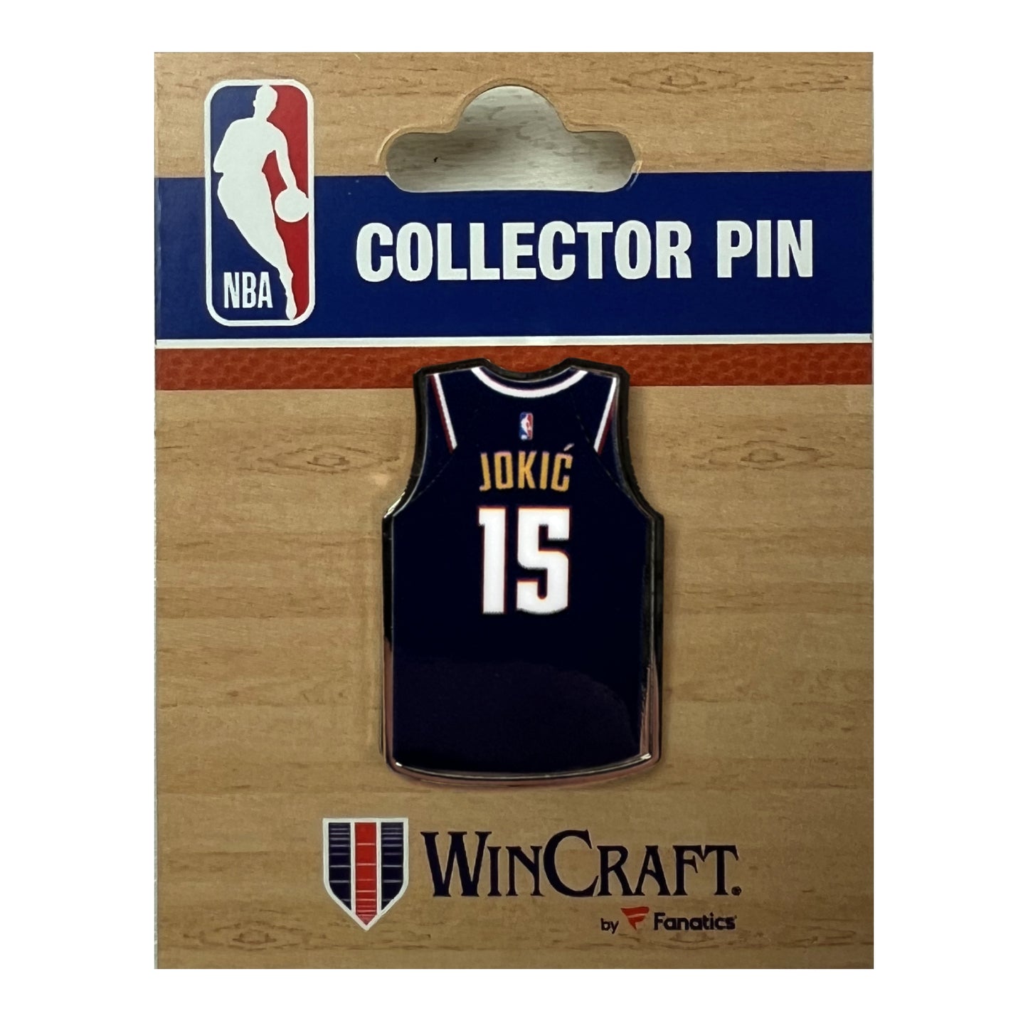 #15 Nikola Jokić Denver Nuggets Icon Jersey Lapel Pin