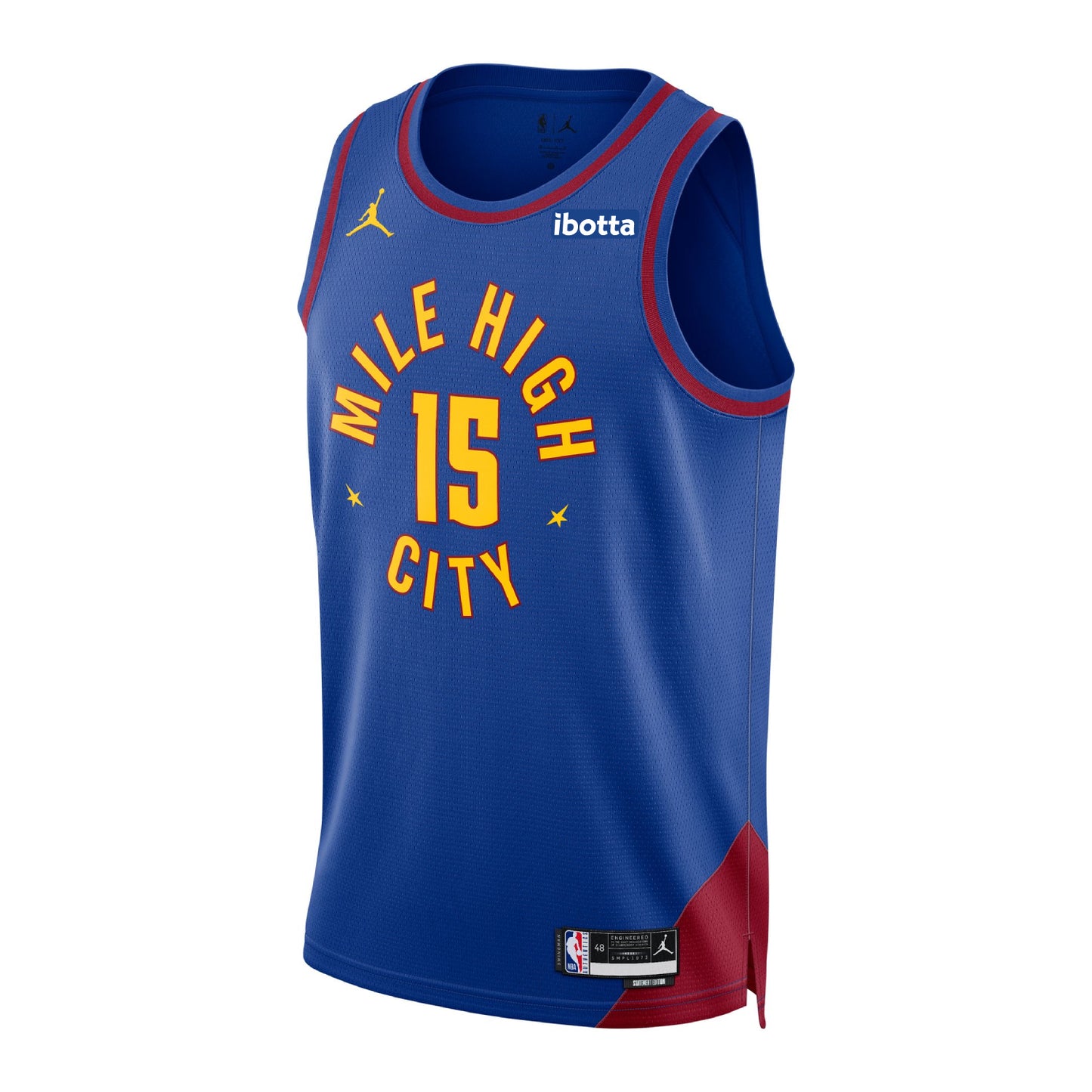 Youth Denver Nuggets #15 Nikola Jokić Statement Swingman Jersey