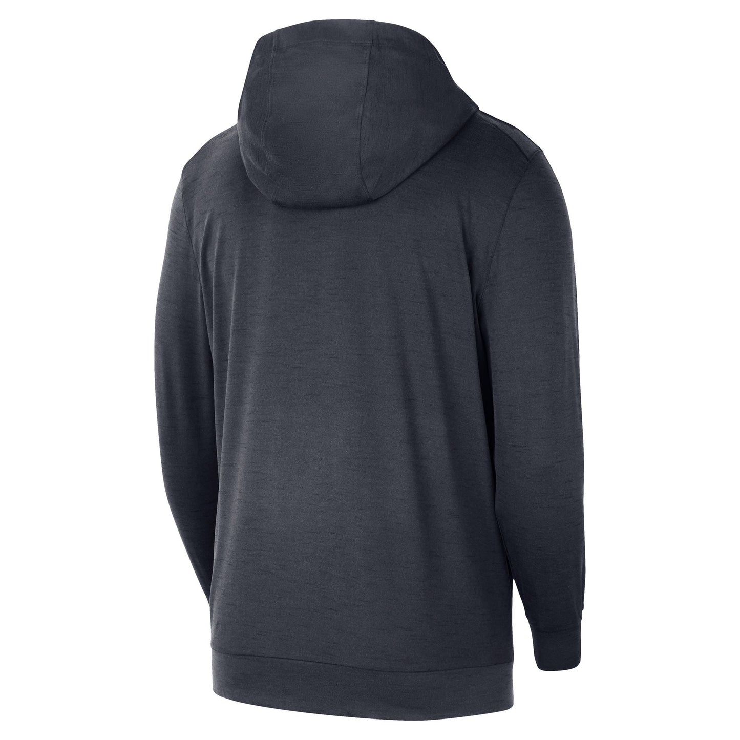 Back of Midnight Navy Hoody is blank