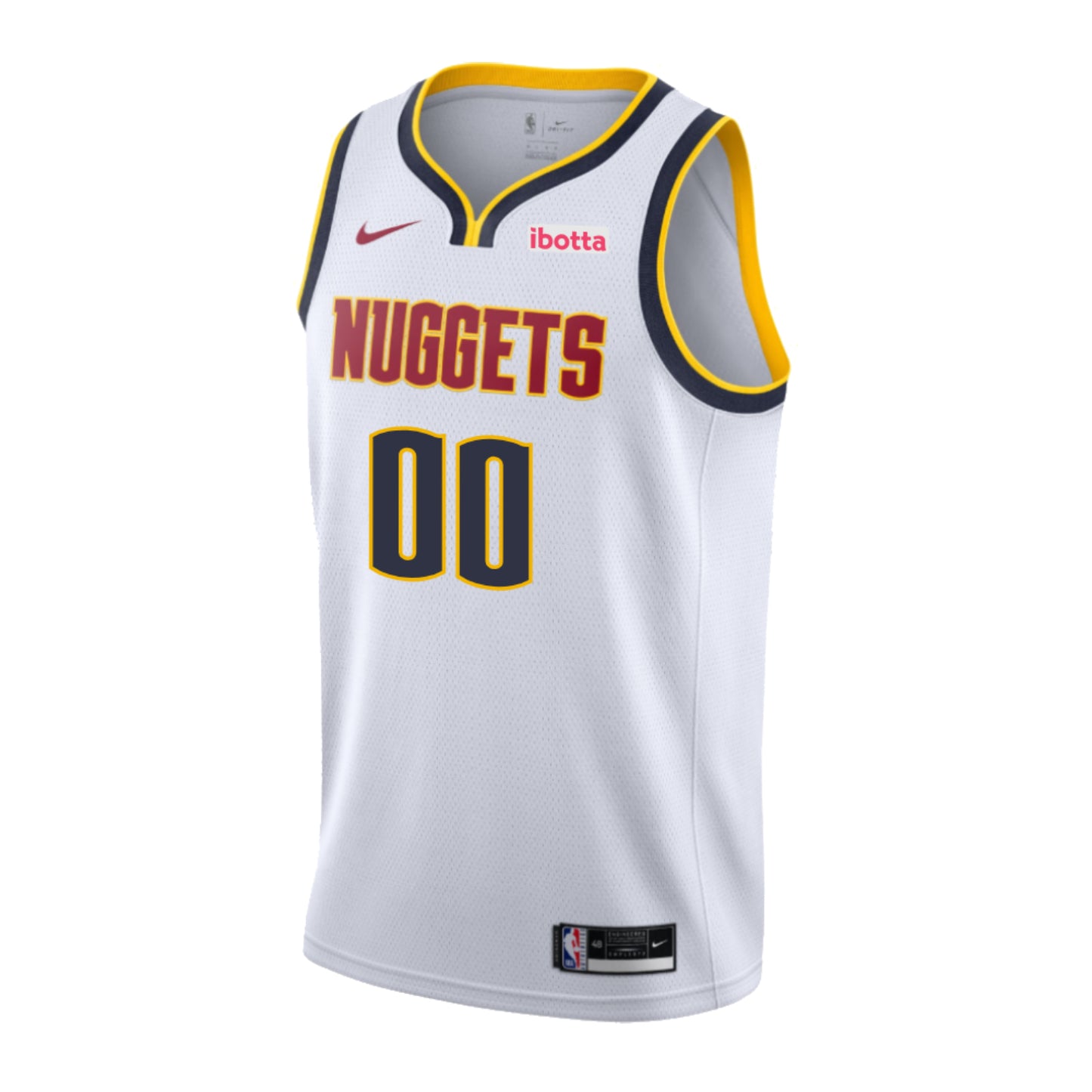 Nuggets Association Swingman Customized Jersey