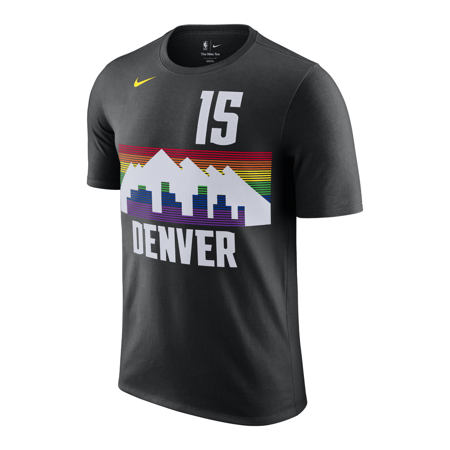 Denver Nuggets 2025-26 City Edition Nike Nikola Jokic Name & Number T-Shirt