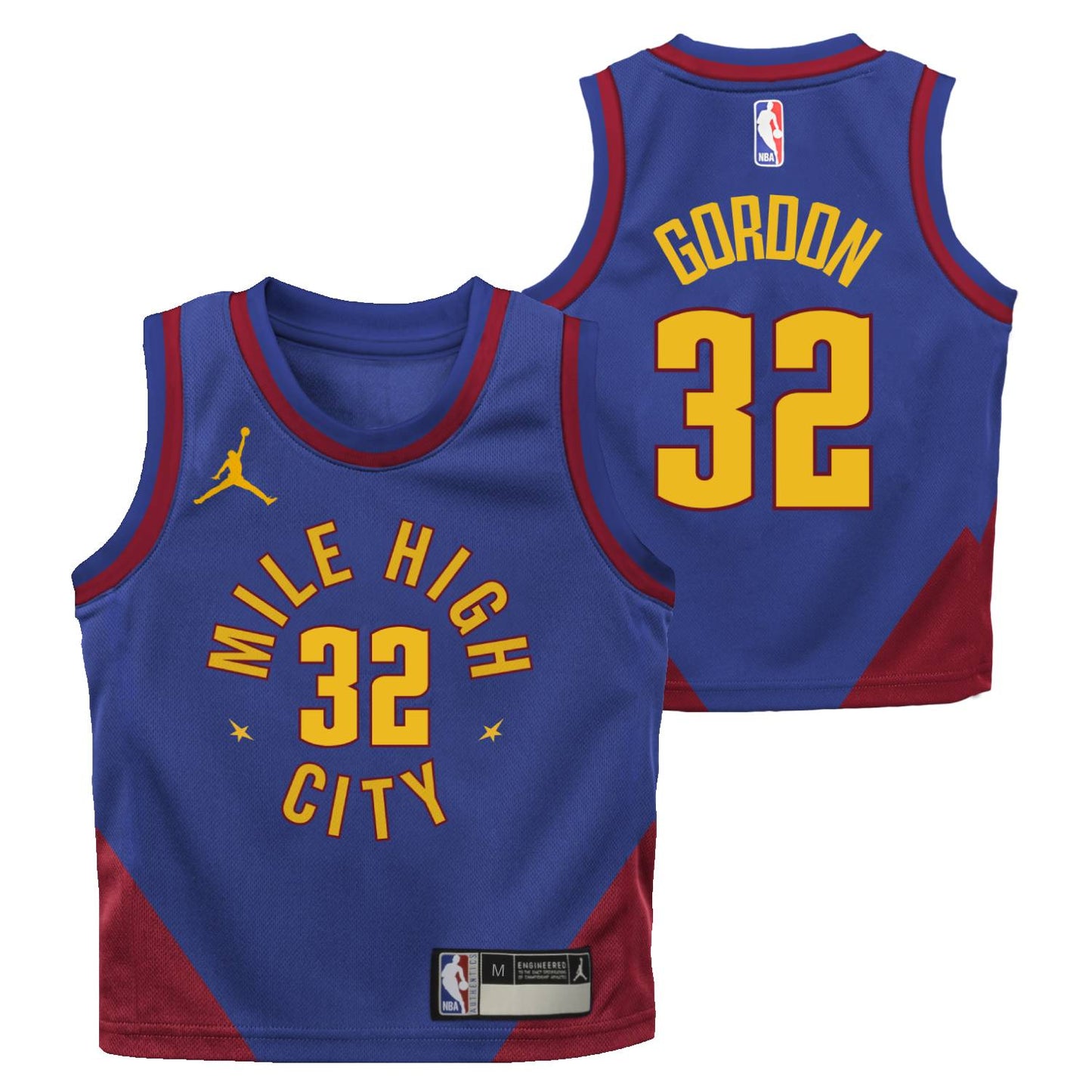 Child Denver Nuggets #32 Aaron Gordon Statement Jersey