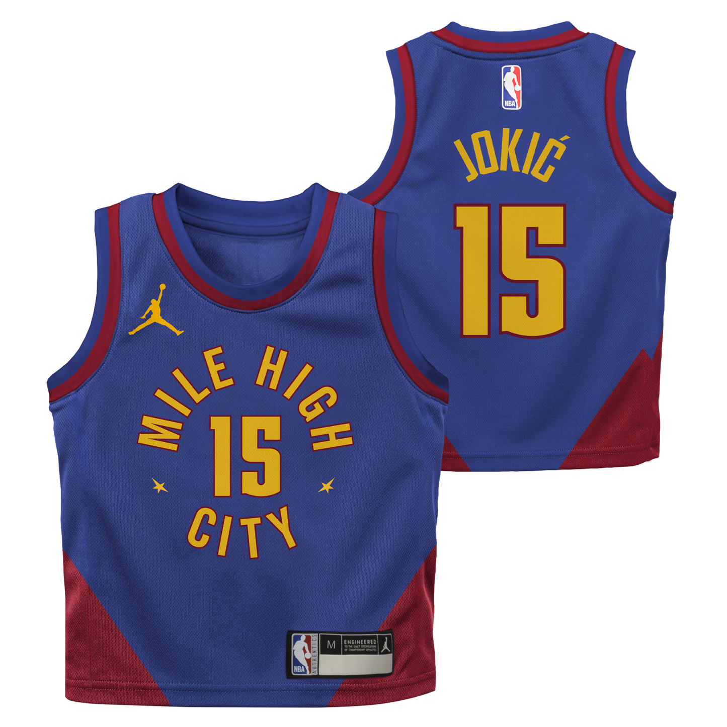 Child Denver Nuggets #15 Nikola Jokić Statement Jersey