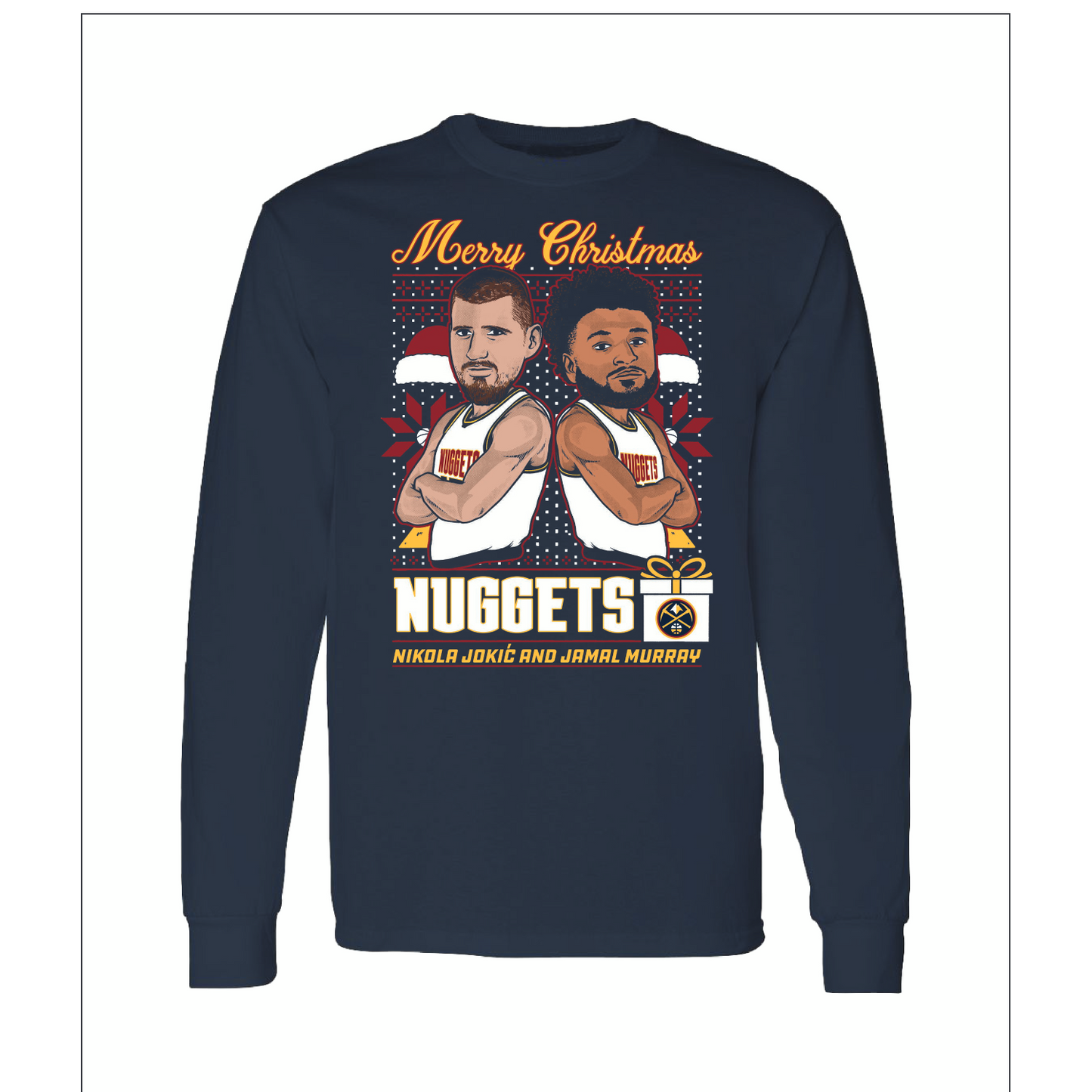 Denver Nuggets Christmas Jokić & Murray Crew