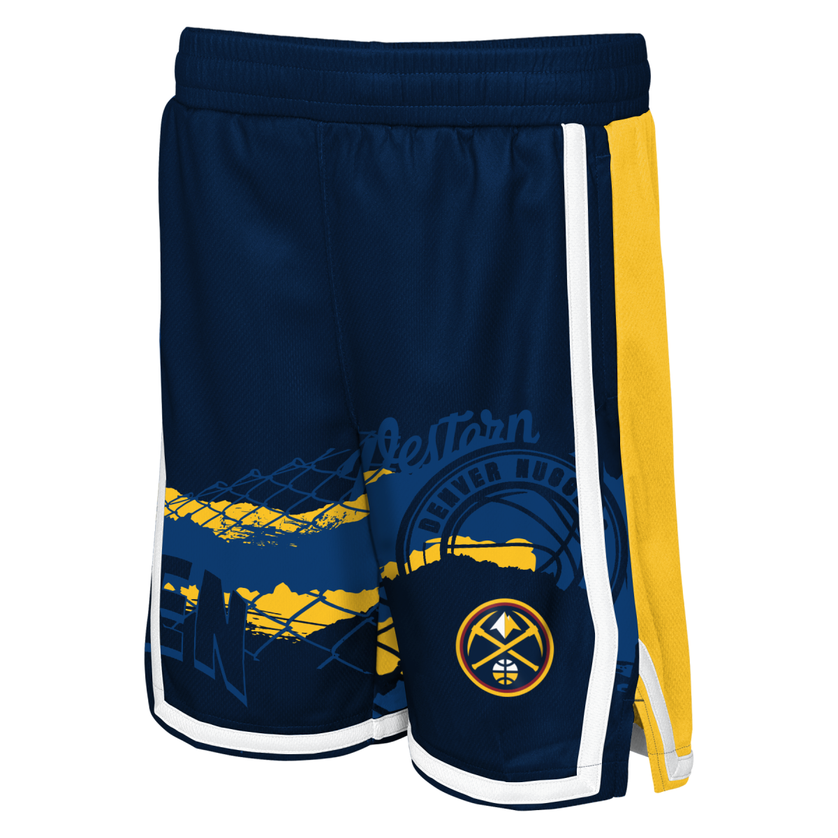 Nuggets Kid's Fade Away Mesh Shorts