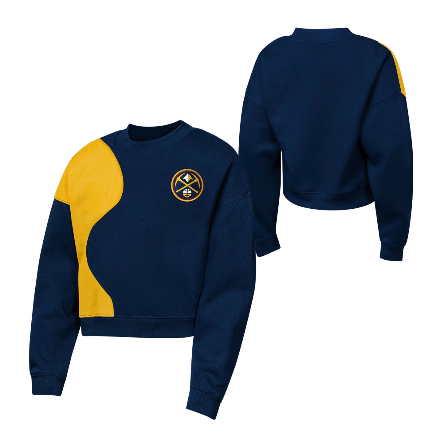 Nuggets Girls Cropped Crew