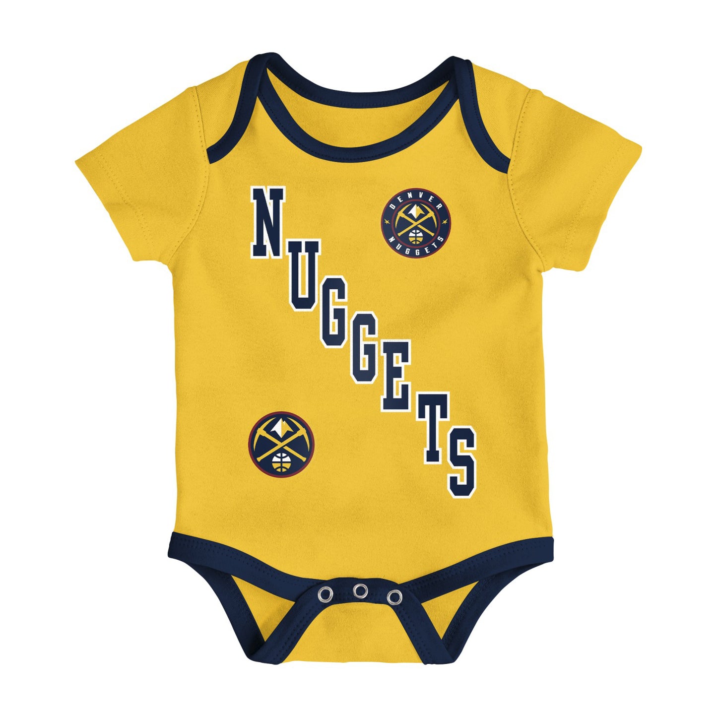 Denver Nuggets Born To Hoop 3 Piece Creeper Set