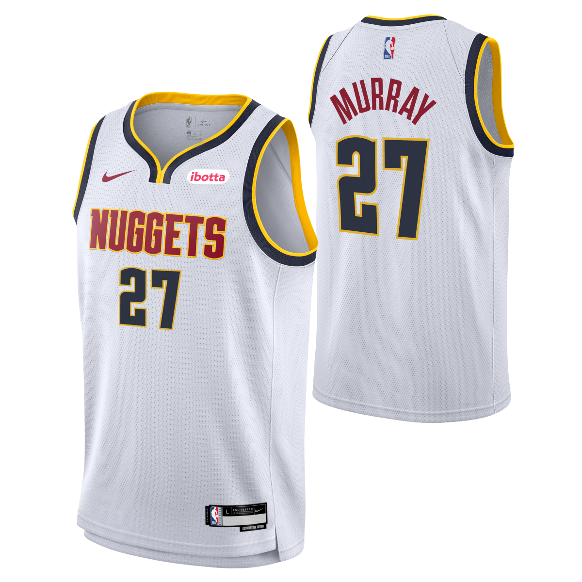 Youth #27 Jamal Murray Nuggets Swingman Association Jersey