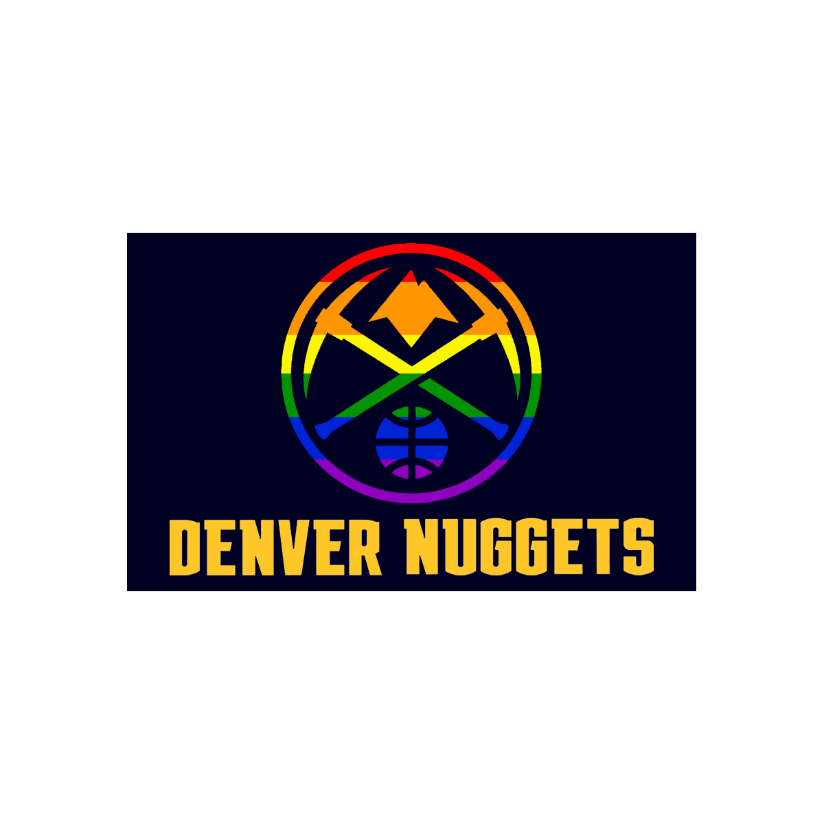 2024 Nuggets Pride Lapel Pin
