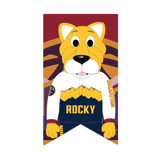 Nuggets Rocky Banner Lapel Pin