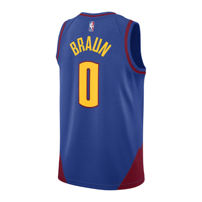 Denver Nuggets #0 Christian Braun Statement Swingman Jersey