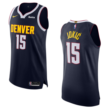 #15 Nikola Jokic Navy Authentic Jersey
