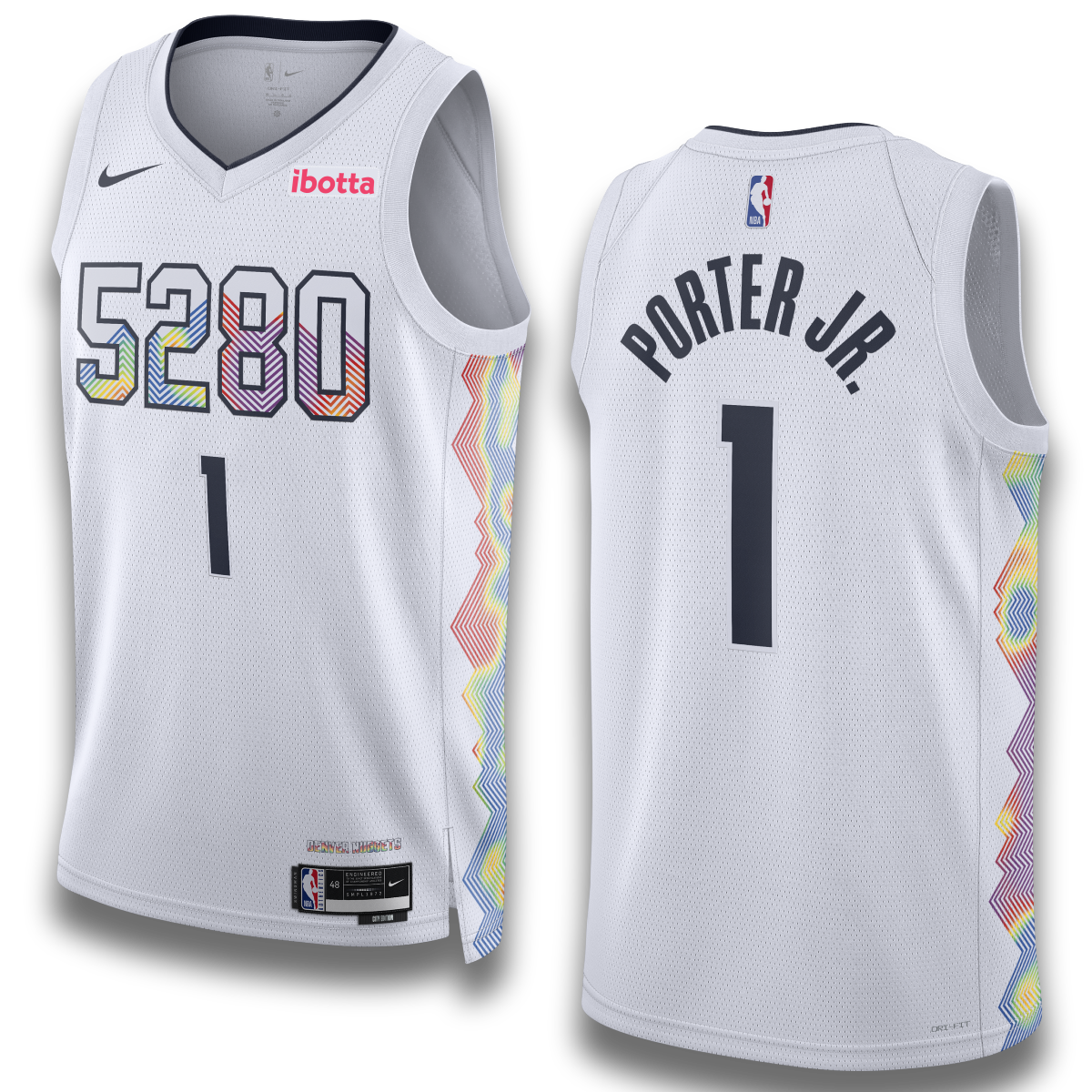 #1 Michael Porter Jr. 2024-25 Denver Nuggets City Edition Swingman Jersey