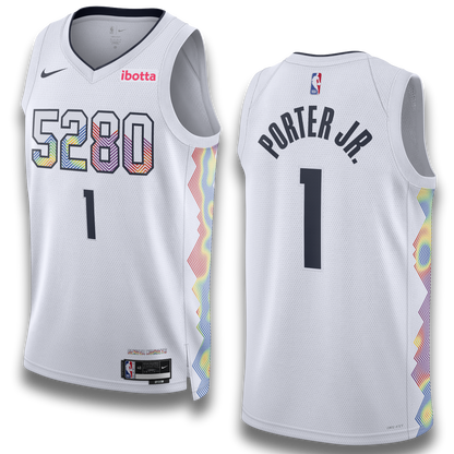 #1 Michael Porter Jr. 2024-25 Denver Nuggets City Edition Swingman Jersey
