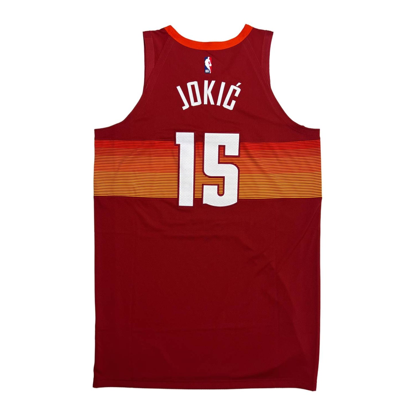 2020-21 Nuggets City Edition Team Issued #15 Nikola Jokić Authentic Jersey