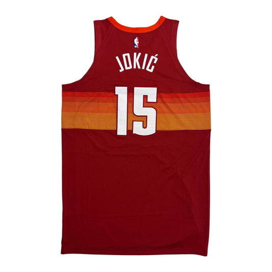 2020-21 Nuggets City Edition Team Issued #15 Nikola Jokić Authentic Jersey