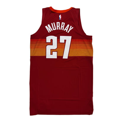 2020-21 Nuggets City Edition Team Issued #27 Jamal Murray Authentic Jersey