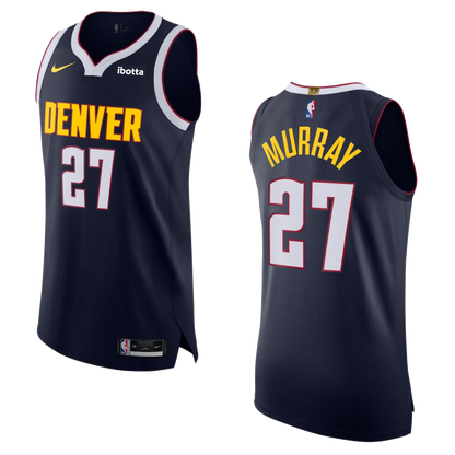 #27 Jamal Murray Navy Authentic Jersey