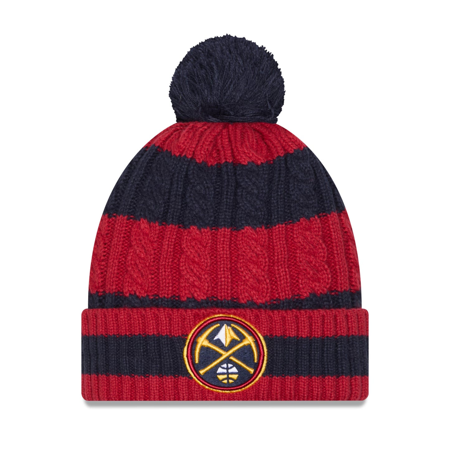 Denver Nuggets Braided Pom Knit