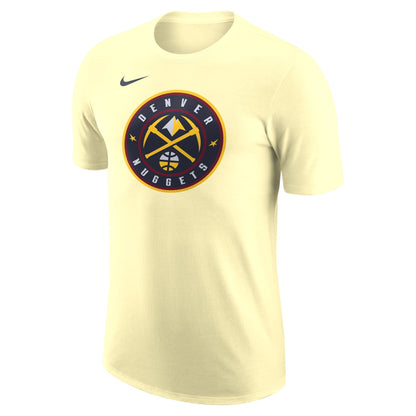 2023 Nuggets Men's Essential Global Logo T-Shirt - Alabaster