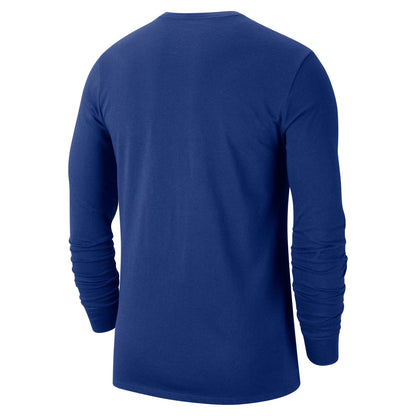 Nuggets Swoosh Essential Long Sleeve T-Shirt - Royal