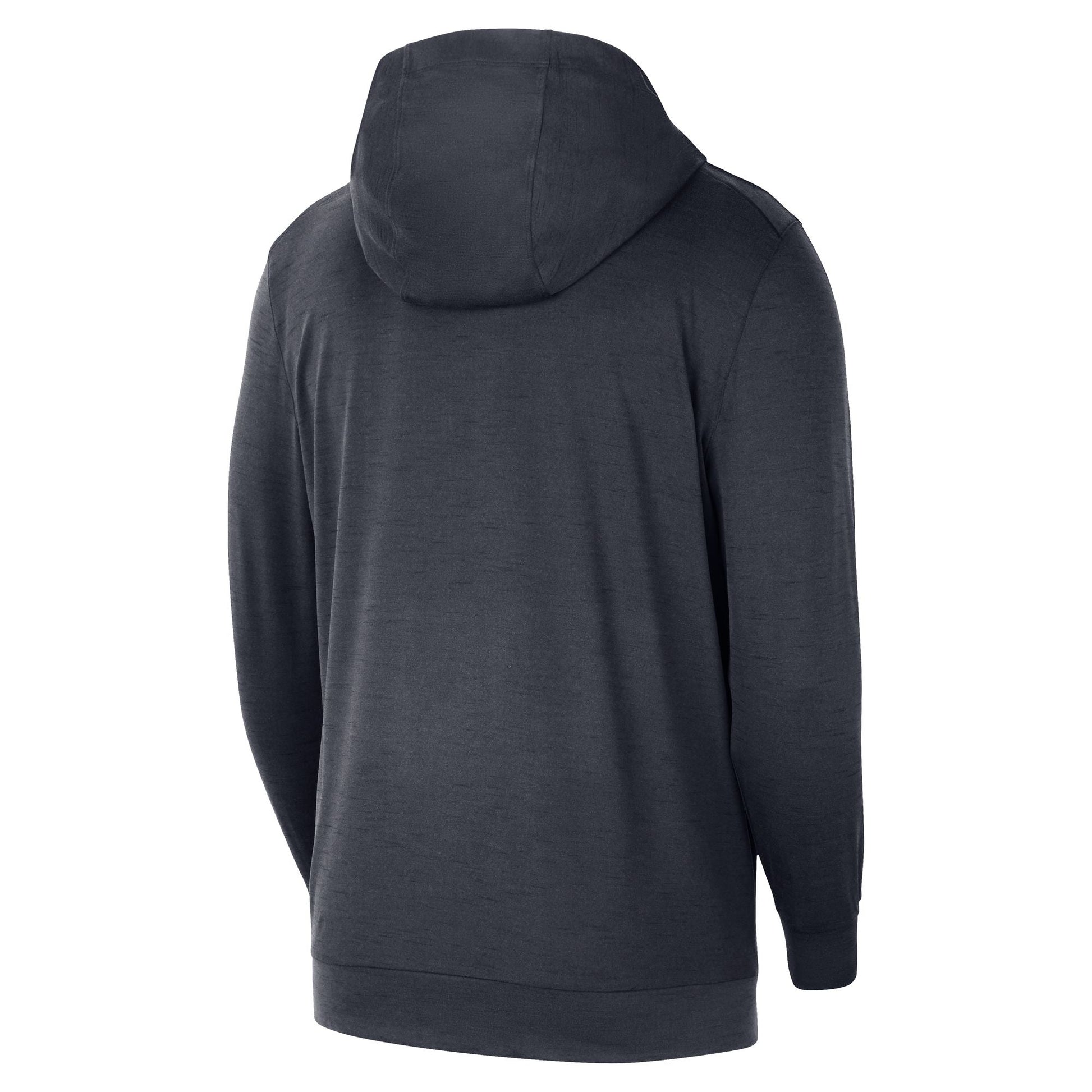 Back of Midnight Navy Hoody is blank