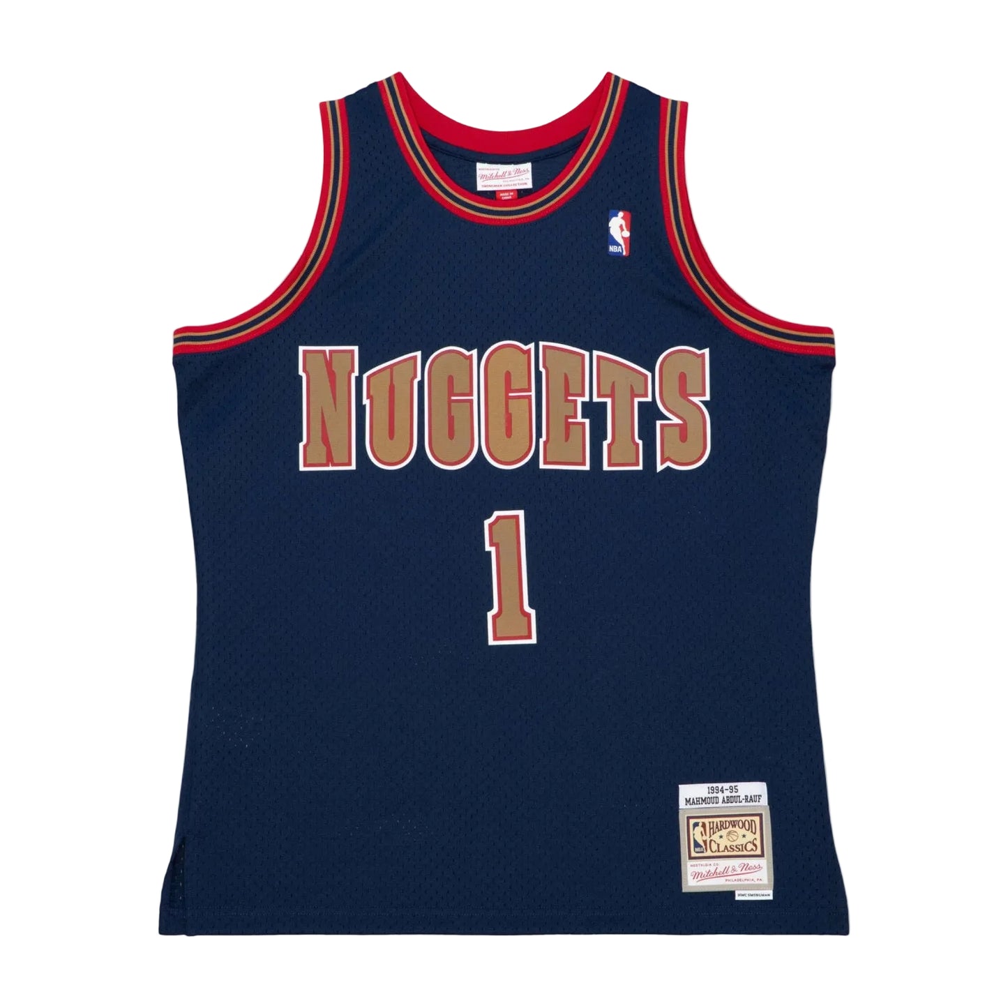 Denver Nuggets Swingman Mitchell & Ness Mahmoud Abdul-Rauf 1994-95 Jersey