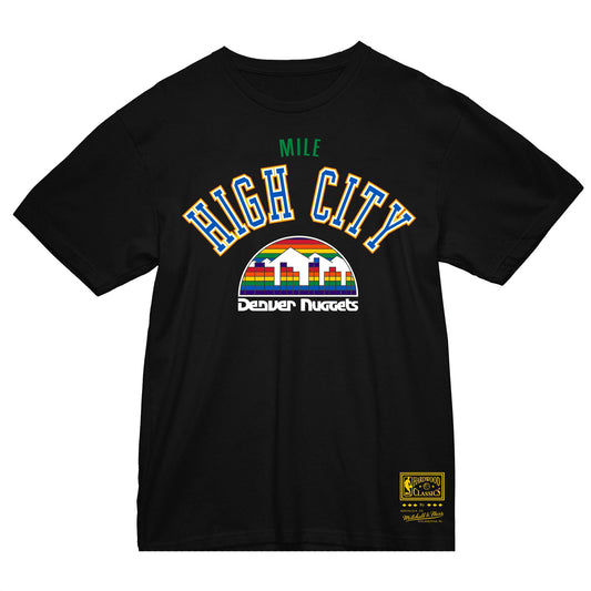 Nuggets Mile High City 1974 T-Shirt - Rainbow