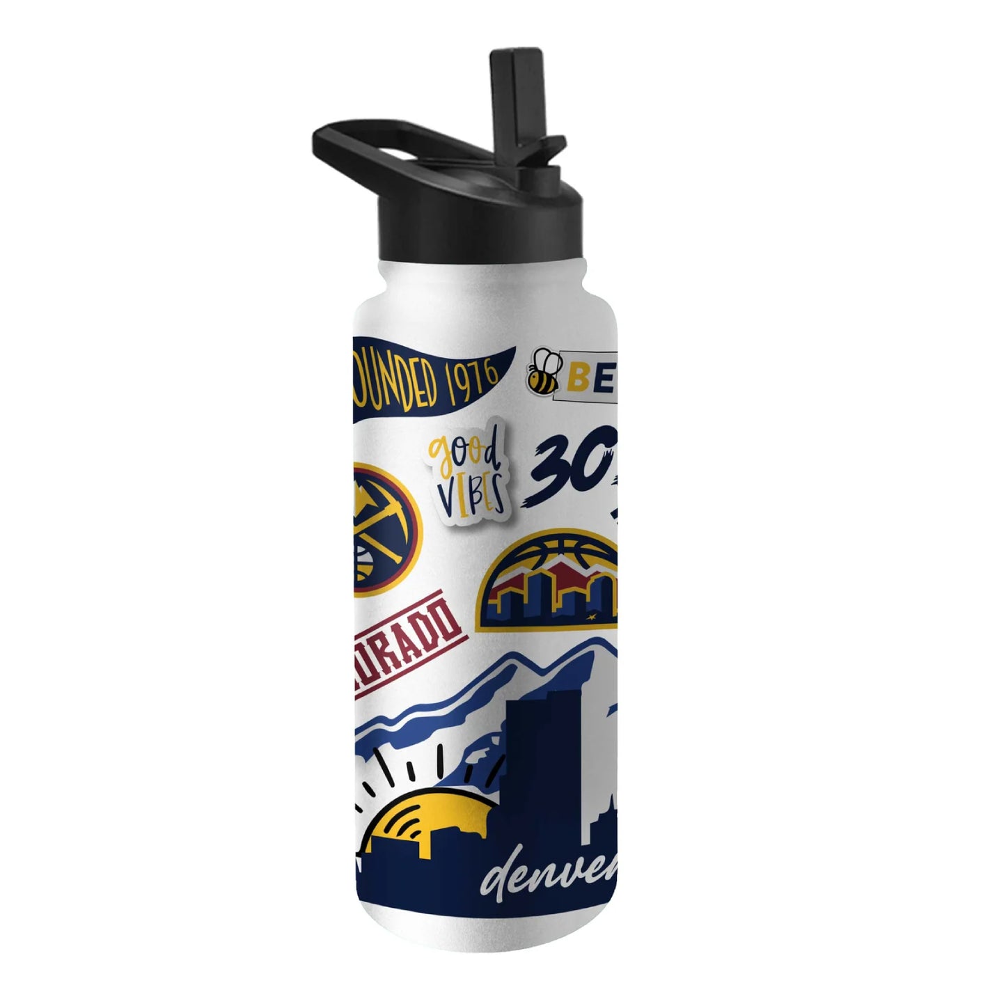 Denver Nuggets 34oz Quencher Bottle
