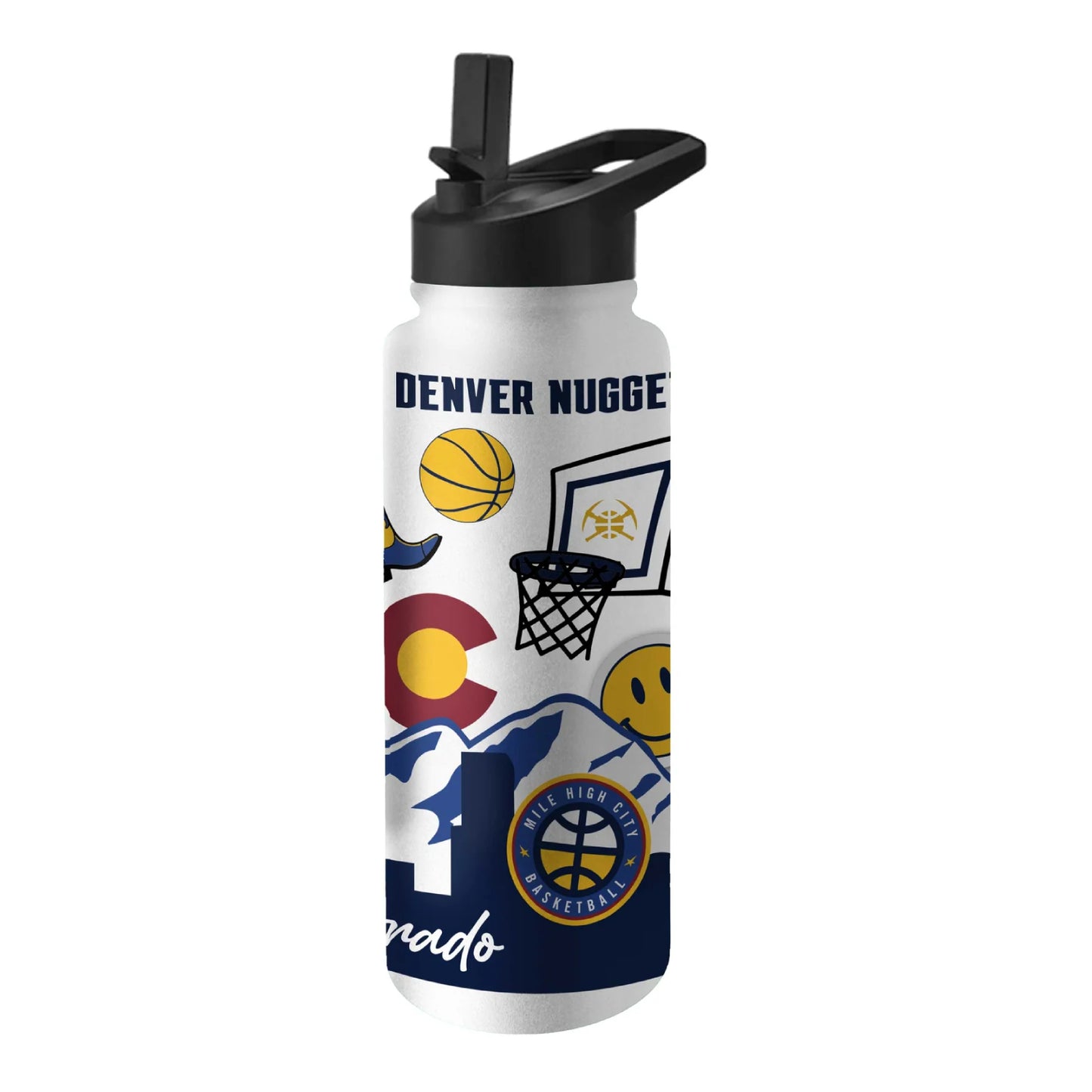 Denver Nuggets 34oz Quencher Bottle