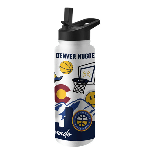Denver Nuggets 34oz Quencher Bottle