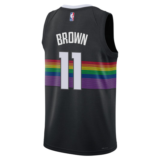 Denver Nuggets 2025-26 City Edition #11 Bruce Brown Swingman Jersey