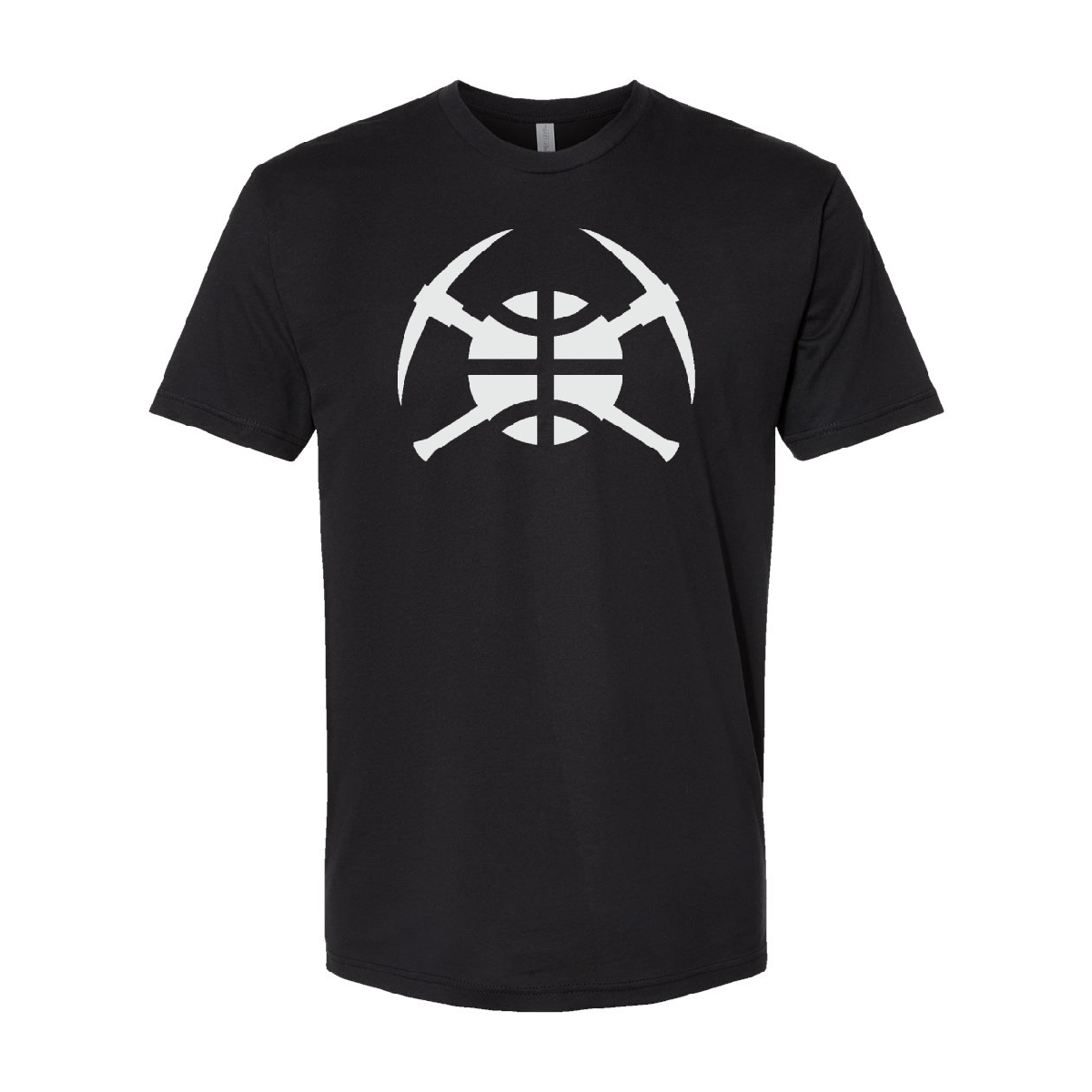 Nuggets Pick Axe / Ball  Logo T-Shirt - Black