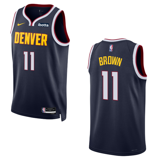 Denver Nuggets #11 Bruce Brown Icon Swingman Jersey