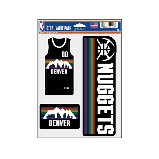 Denver Nuggets 2025-26 City Edition Multi Pack Decal