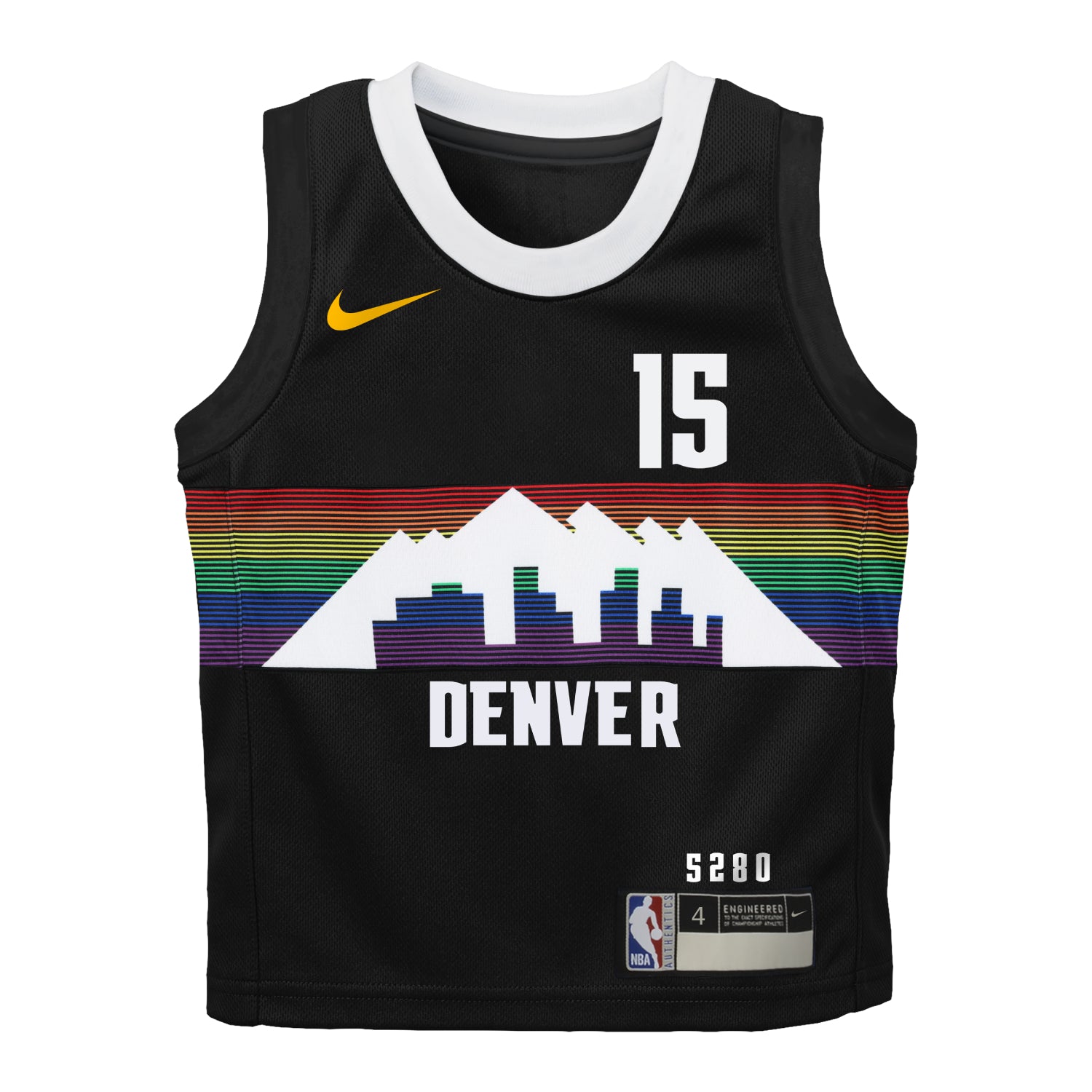 Child Denver Nuggets 2025-26 City Edition #15 Nikola Jokić Jersey