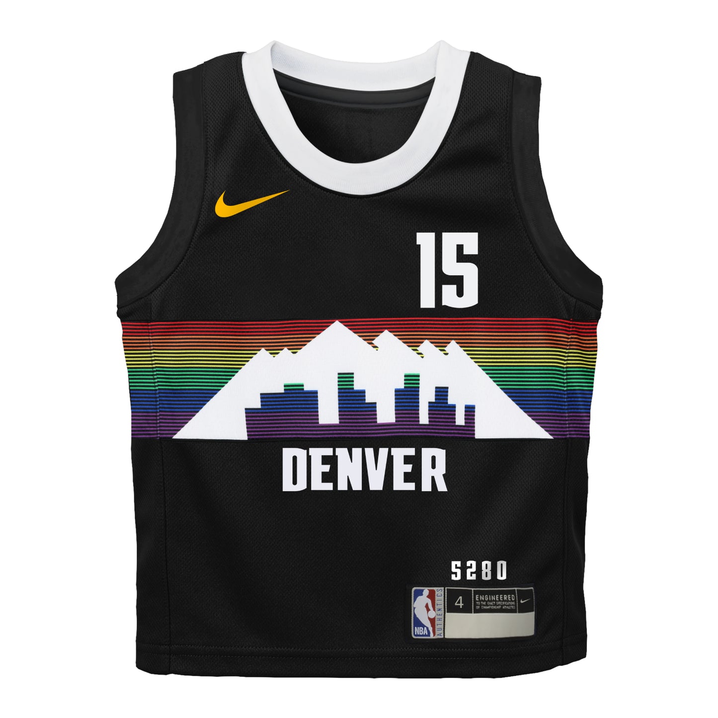 Child Denver Nuggets 2025-26 City Edition #15 Nikola Jokic Jersey