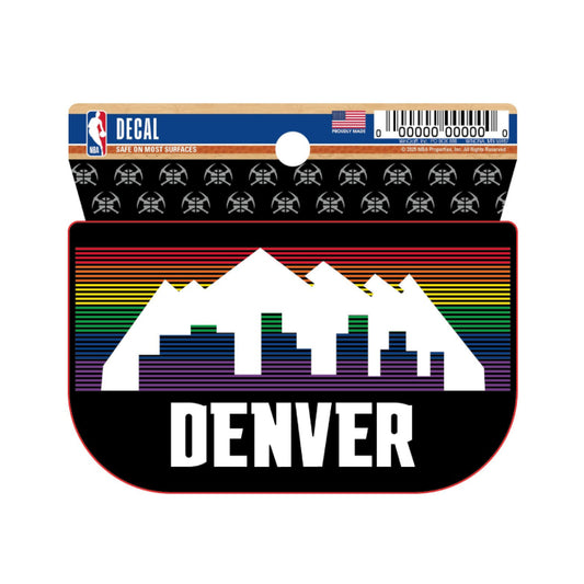 Denver Nuggets 2025-26 City Edition 4"x2" Decal