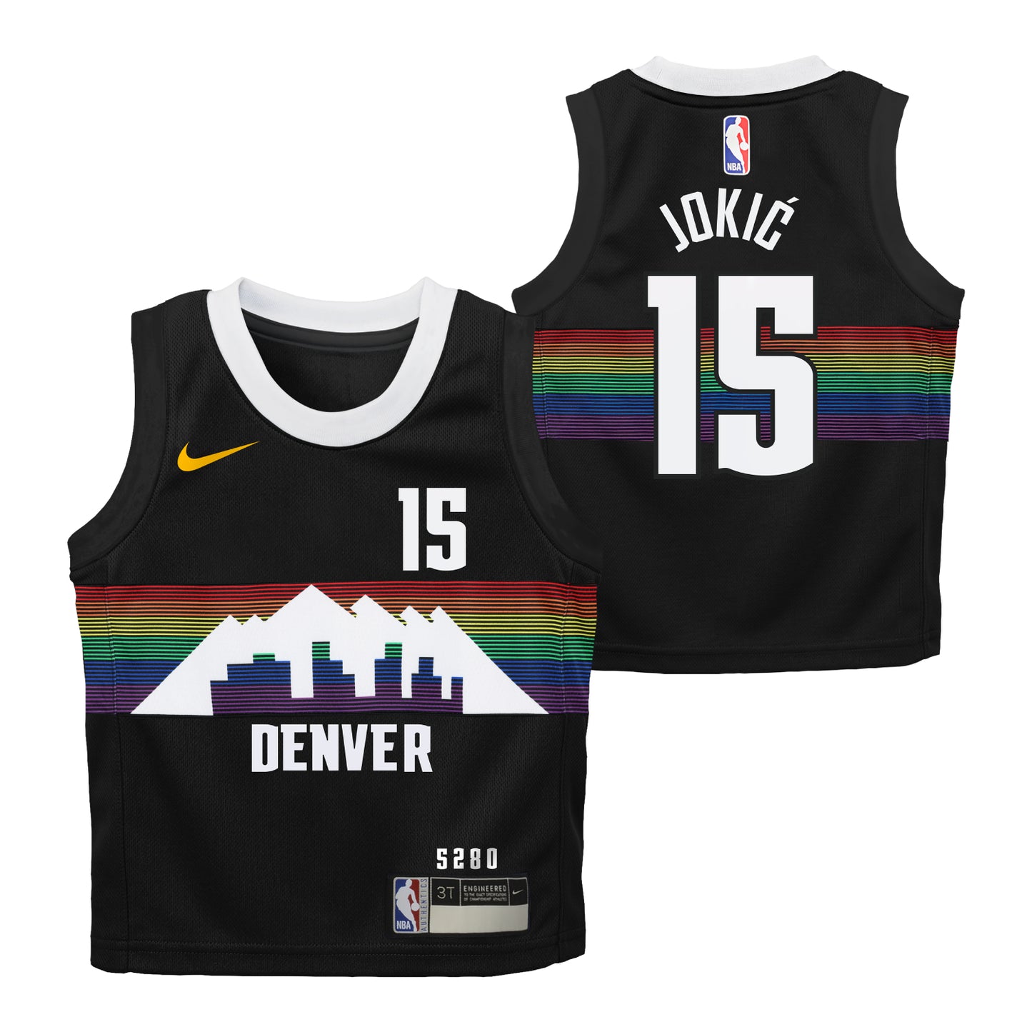 Toddler Denver Nuggets 2025-26 City Edition #15 Nikola Jokic Jersey