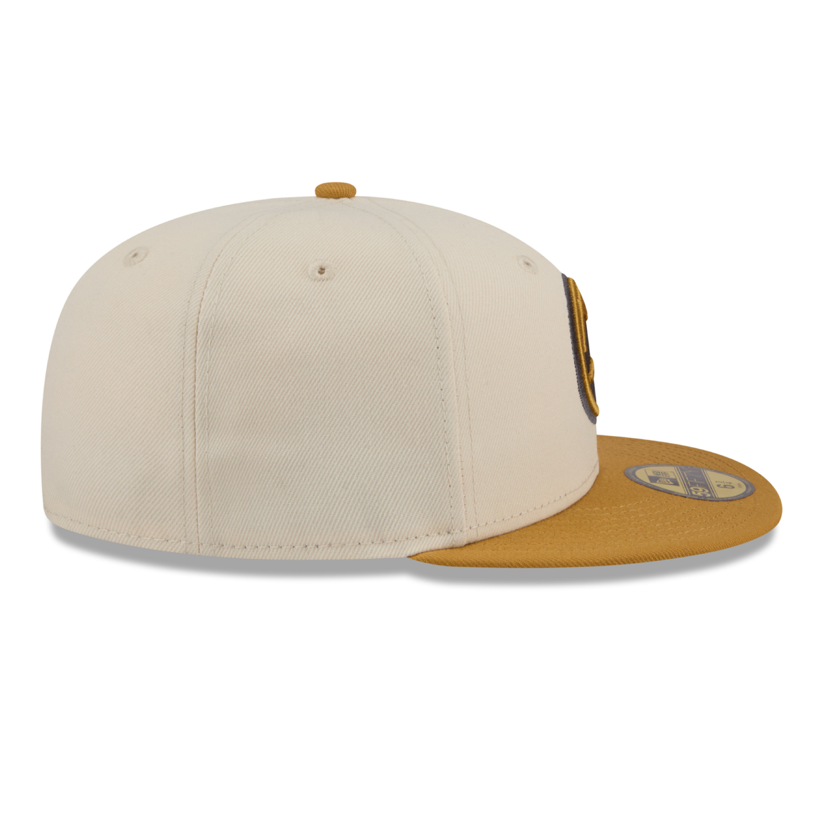 Denver Nuggets Two Tone Colorpack New Era 59FIFTY Hat - Gold/Natural