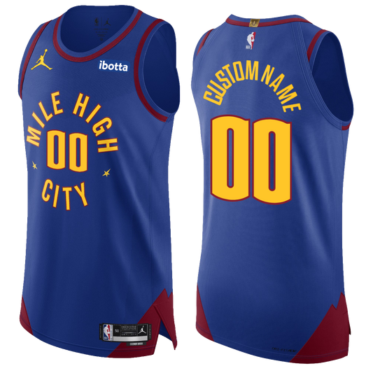 Nuggets Authentic Customized Statement Jersey