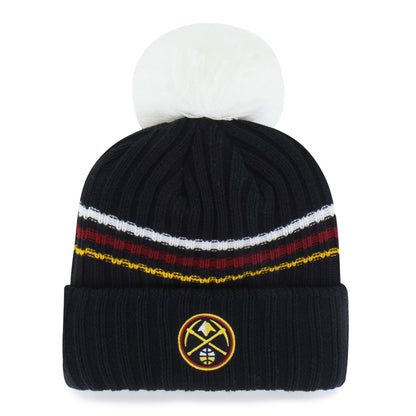 Women's Denver Nuggets '47 Brand Fuzzy Script Pom Knit