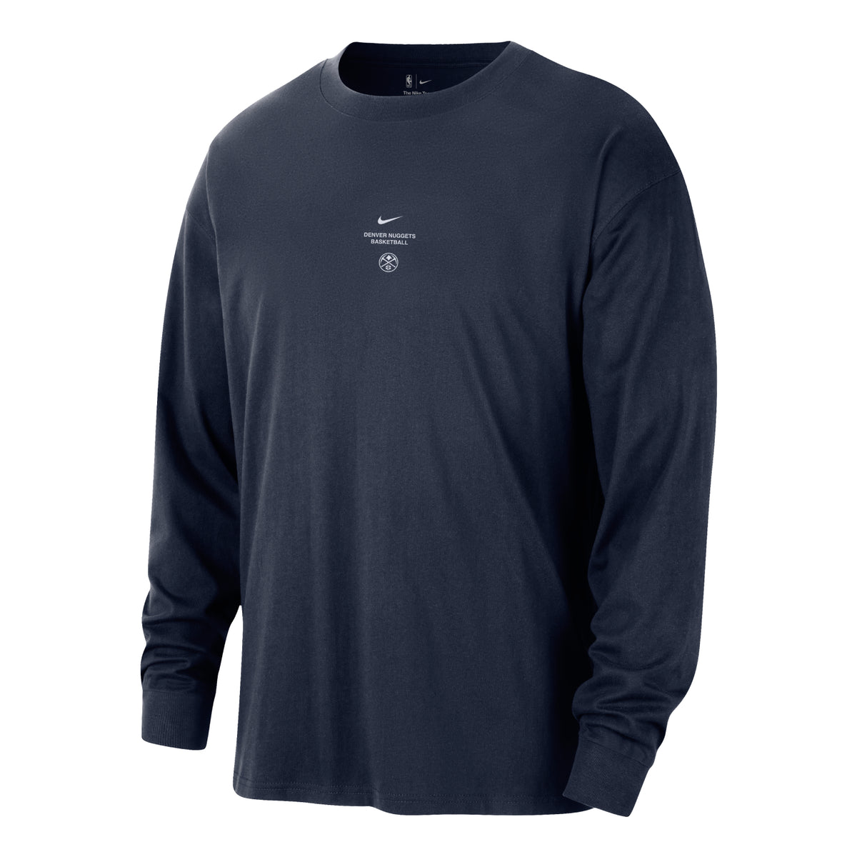 Denver Nuggets Nike Long Sleeve Baketball Shirt