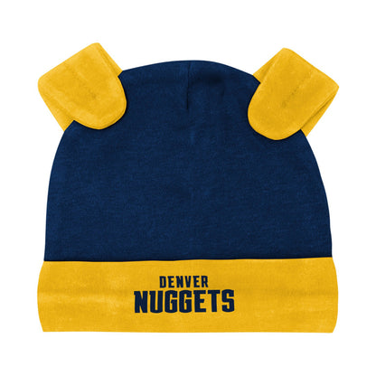 Denver Nuggets Pinch Post Creeper 3 Piece Set