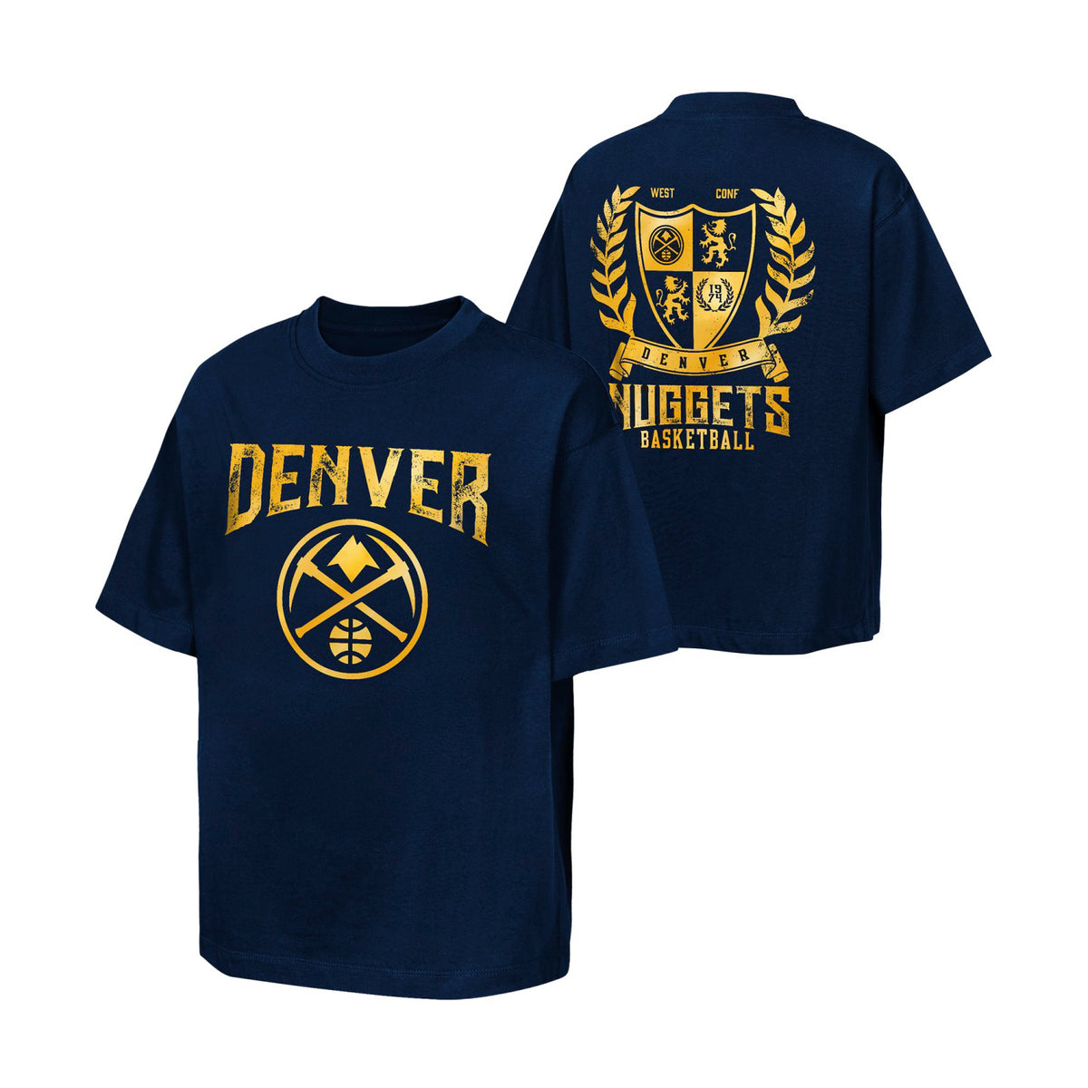Youth Denver Nuggets Round The World T-Shirt