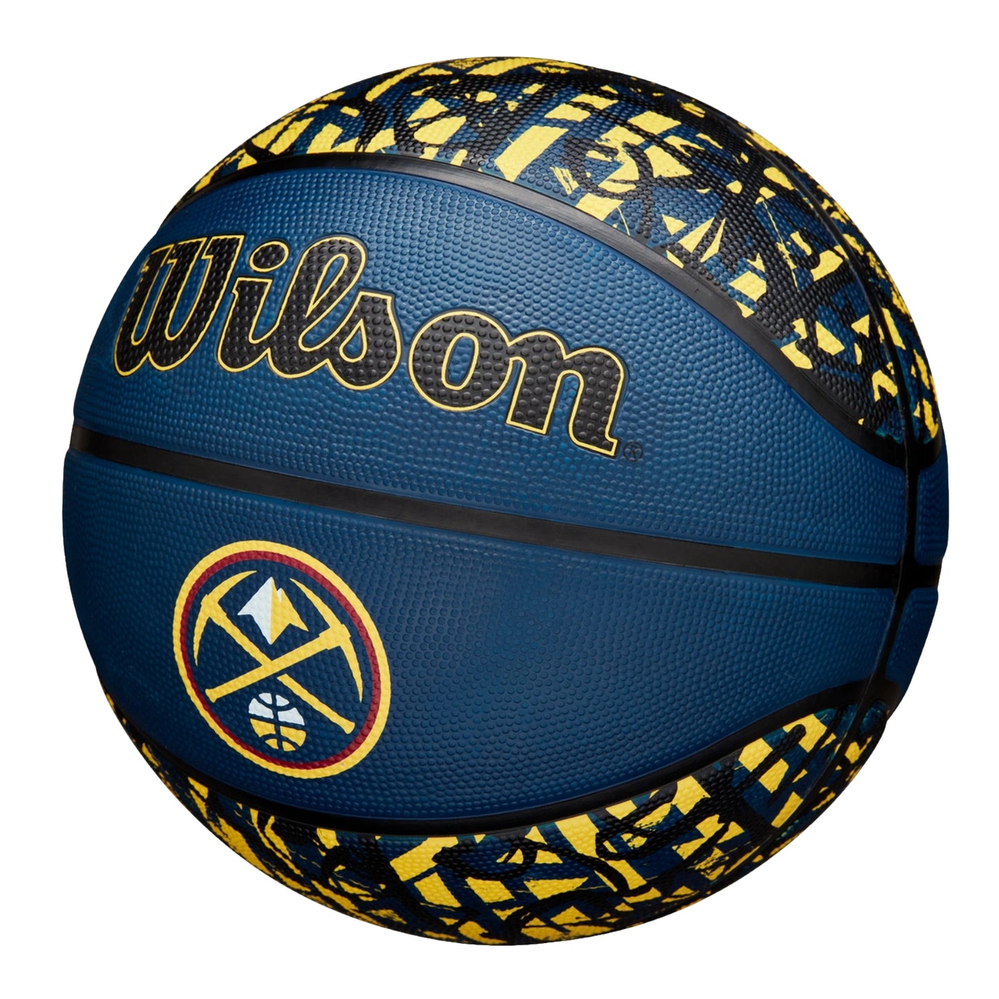 Denver Nuggets Graffiti Basketball