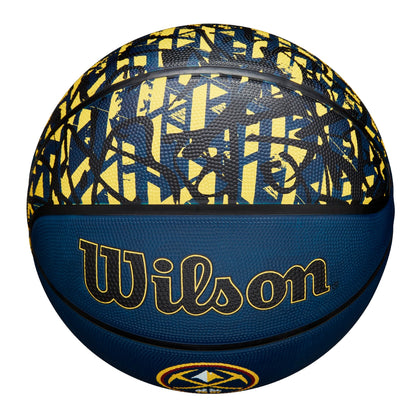 Denver Nuggets Graffiti Basketball
