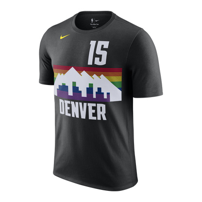 Denver Nuggets 2025-26 City Edition Nike Nikola Jokic Name & Number T-Shirt
