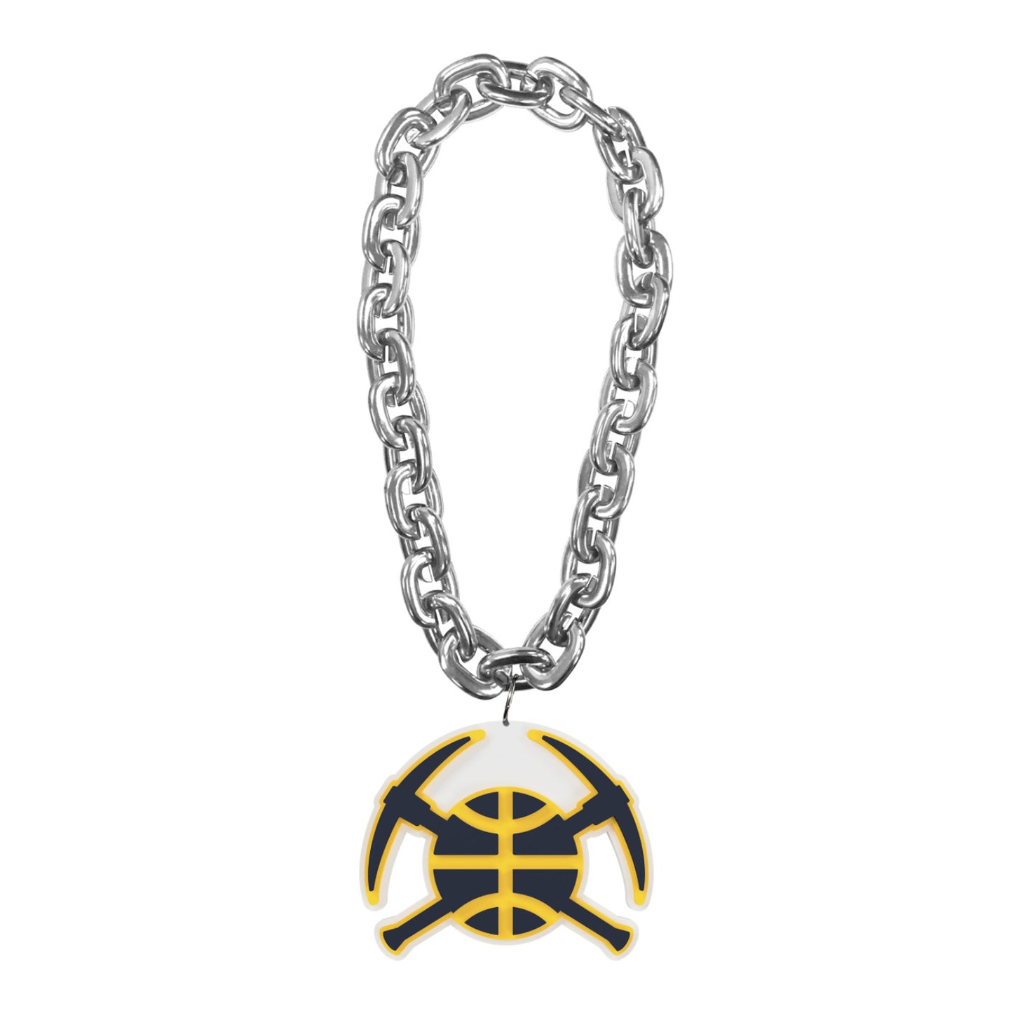 Denver Nuggets Pick Axe Ball Logo Fan Chain