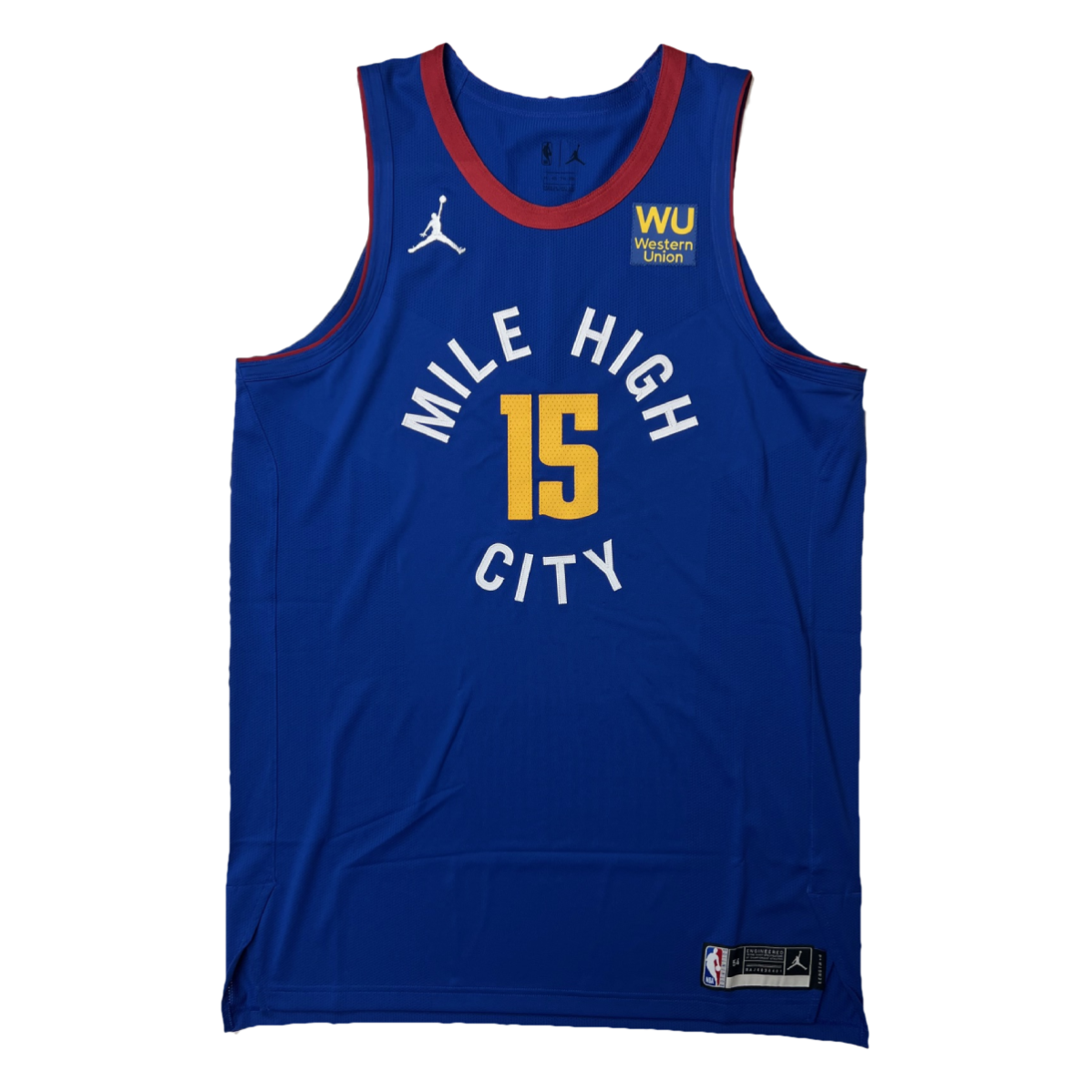 2021 Nuggets Statement Team Issued #15 Nikola Jokić Authentic Jersey